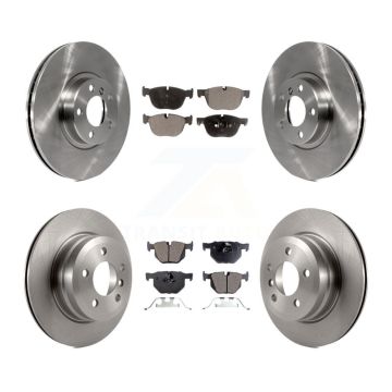Front Rear Disc Brake Rotors And Ceramic Pads Kit For BMW X5 X6 K8T-101426