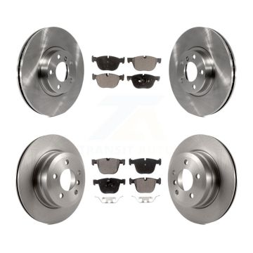 Front Rear Disc Brake Rotors And Ceramic Pads Kit For 2009 BMW X6 xDrive35i From 10 08 K8T-101427