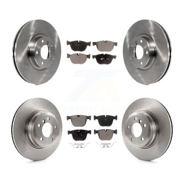 Front Rear Disc Brake Rotors And Ceramic Pads Kit For BMW X5 X6 K8T-101428