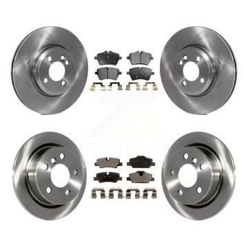 Front Rear Disc Brake Rotors And Ceramic Pads Kit For 2015 Mini Cooper 2.0L/1.5L K8T-101436