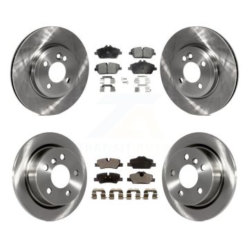 Front Rear Disc Brake Rotors And Ceramic Pads Kit For 2015 Mini Cooper 2.0L/1.5L K8T-101438