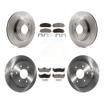 Front Rear Disc Brake Rotors And Ceramic Pads Kit For Nissan TITAN Armada INFINITI QX56 K8T-101443
