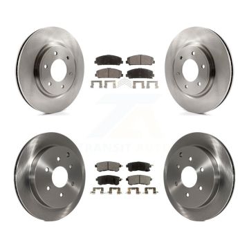 Front Rear Disc Brake Rotors And Ceramic Pads Kit For INFINITI QX80 Nissan Armada QX56 K8T-101445