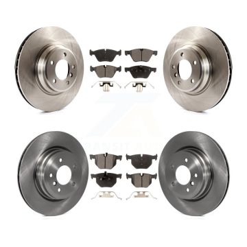 Front Rear Disc Brake Rotors And Ceramic Pads Kit For 2007 BMW 335xi K8T-101460
