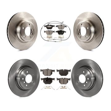 Front Rear Disc Brake Rotors And Ceramic Pads Kit For BMW 335i xDrive X1 335xi 335is 335d K8T-101461