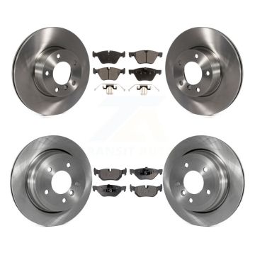 Front Rear Disc Brake Rotors And Ceramic Pads Kit For 2008 BMW 328xi To 08 07 K8T-101462