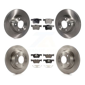 Front Rear Disc Brake Rotors And Ceramic Pads Kit For BMW 320i 328d K8T-101467