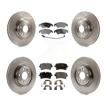 Front Rear Disc Brake Rotors And Ceramic Pads Kit For Audi A6 Quattro A7 K8T-101485