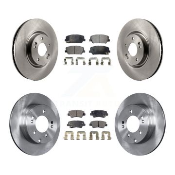 Front Rear Disc Brake Rotors And Ceramic Pads Kit For Kia Optima 2.0L K8T-101535