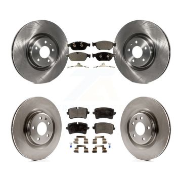 Front Rear Disc Brake Rotors And Ceramic Pads Kit For Audi A6 Quattro A7 K8T-101547