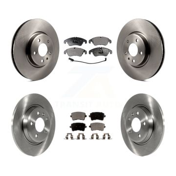 Front Rear Disc Brake Rotors And Ceramic Pads Kit For Audi Q5 A4 Quattro A5 allroad K8T-101548