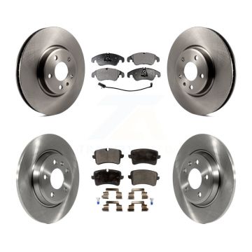 Front Rear Brake Rotor & Ceramic Pad Kit For 2013 Audi A6 With 320mm Diameter K8T-101549