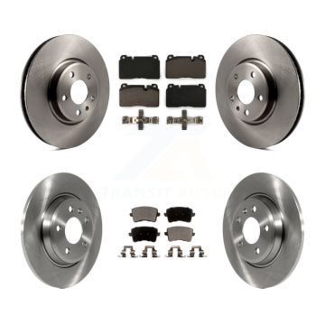 Front Rear Disc Brake Rotors And Ceramic Pads Kit For Audi Q5 K8T-101550