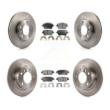 Front Rear Disc Brake Rotors And Ceramic Pads Kit For Mini Cooper Countryman Paceman Base K8T-101556