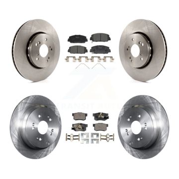 Front Rear Disc Brake Rotors And Ceramic Pads Kit For 2013-2018 Acura RDX K8T-101569