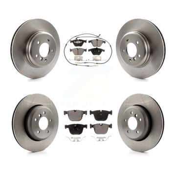 Front Rear Disc Brake Rotors And Ceramic Pads Kit For BMW 650i 645Ci 550i 545i 535i K8T-101618