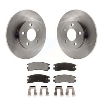 Rear Brake Rotor & Ceramic Pad Kit For Cadillac DeVille Seville Buick Park Avenue Pontiac K8T-101623
