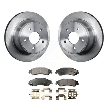 Rear Brake Rotor & Ceramic Pad Kit For Chevrolet GMC Blazer S10 Jimmy Sonoma Isuzu Hombre K8T-101624
