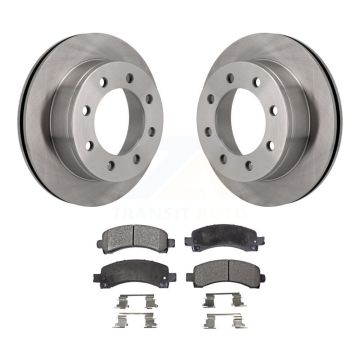 Rear Disc Brake Rotors And Ceramic Pads Kit For GMC Chevrolet Savana 2500 Express 3500 K8T-101630