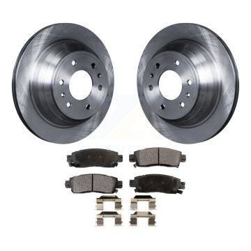 Rear Brake Rotor Ceramic Pad Kit For Chevrolet GMC Trailblazer Envoy XL EXT SSR Buick XUV K8T-101642