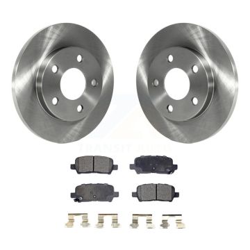 Rear Brake Rotor & Ceramic Pad Kit For Chevrolet Impala Buick LaCrosse Pontiac Grand Prix K8T-101646