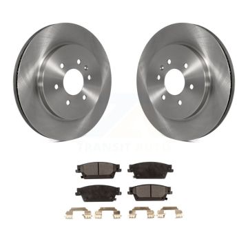 Rear Disc Brake Rotors And Ceramic Pads Kit For Cadillac SRX K8T-101649