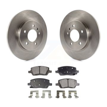Rear Brake Rotor And Ceramic Pad Kit For Pontiac Montana Chevrolet Uplander Buick Terraza K8T-101652