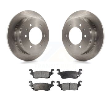 Rear Disc Brake Rotors And Ceramic Pads Kit For Hummer H3 H3T K8T-101653