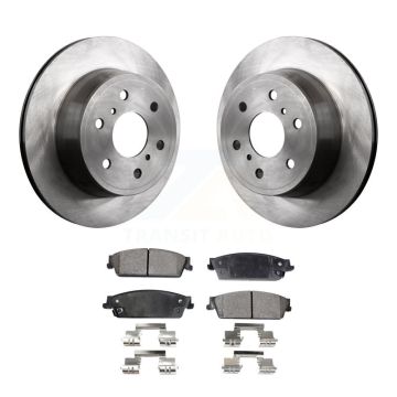 Rear Brake Rotors Ceramic Pad Kit For Chevrolet GMC Sierra 1500 Silverado Avalanche Tahoe K8T-101661