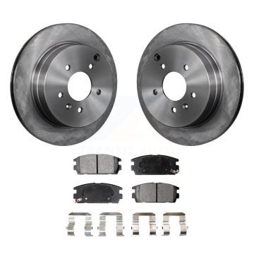 Rear Brake Rotors Ceramic Pad Kit For Chevrolet Equinox Pontiac Torrent Saturn Vue Suzuki K8T-101663