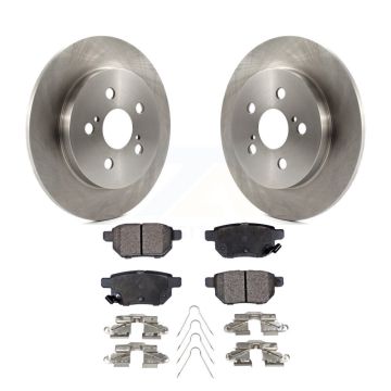 Rear Brake Rotor Ceramic Pad Kit For Toyota Corolla Matrix Prius Prime Pontiac Vibe Lexus K8T-101669