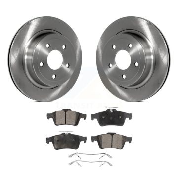 Rear Disc Brake Rotors And Ceramic Pads Kit For 2008-2010 Chevrolet Cobalt SS K8T-101672