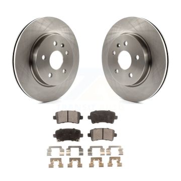 Rear Brake Rotor Ceramic Pad Kit For Chevrolet Buick Malibu Impala LaCrosse Regal XTS 9-5 K8T-101685