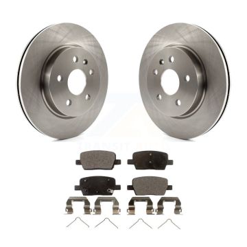 Rear Disc Brake Rotors And Ceramic Pads Kit For Chevrolet Camaro Cadillac CT6 K8T-101686