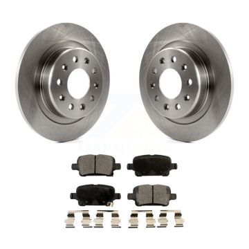 Rear Brake Rotors Ceramic Pad Kit For Chevrolet Equinox GMC Terrain Malibu Buick LaCrosse K8T-101694