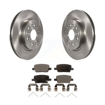 Rear Brake Rotor Ceramic Pad Kit For Chevrolet Cadillac XT5 Traverse GMC Acadia Buick XT6 K8T-101695