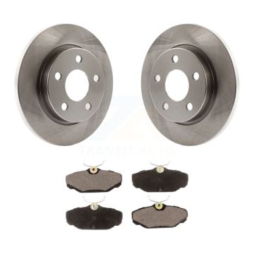 Rear Disc Brake Rotor & Ceramic Pad Kit For Ford Taurus Mercury Sable Lincoln Continental K8T-101696