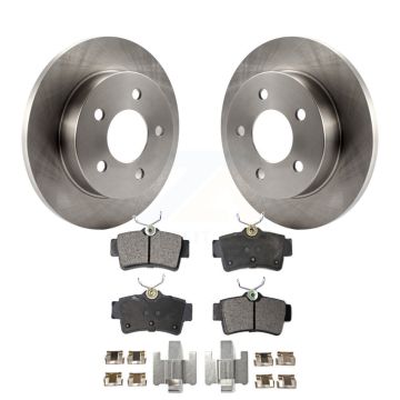 Rear Disc Brake Rotors And Ceramic Pads Kit For Ford Mustang K8T-101697