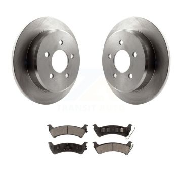 Rear Disc Brake Rotors And Ceramic Pads Kit For Ford Explorer Sport Trac K8T-101698