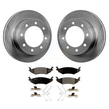 Rear Disc Brake Rotors And Ceramic Pads Kit For 2007 Ford E-150 To 10 16 06 K8T-101704