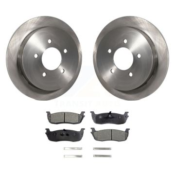 Rear Brake Rotor And Ceramic Pad Kit For Ford F-150 Heritage Expedition Lincoln Navigator K8T-101711