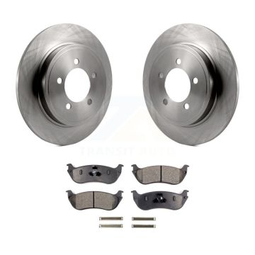 Rear Disc Brake Rotors And Ceramic Pads Kit For Ford Explorer Mercury Mountaineer K8T-101712