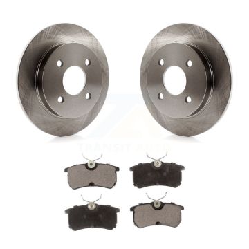 Rear Disc Brake Rotors And Ceramic Pads Kit For Ford Focus Fiesta K8T-101714