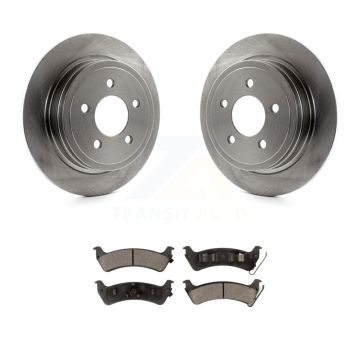 Rear Disc Brake Rotors And Ceramic Pads Kit For Ford Explorer Sport Trac K8T-101719