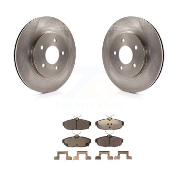 Rear Disc Brake Rotors And Ceramic Pads Kit For Ford Mustang K8T-101727