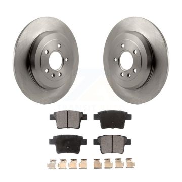 Rear Brake Rotor & Ceramic Pad Kit For Ford Five Hundred Freestyle Taurus X Mercury Sable K8T-101742