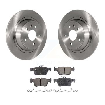 Rear Disc Brake Rotors And Ceramic Pads Kit For Ford Fusion Lincoln MKZ K8T-101753
