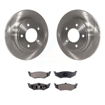 Rear Brake Rotors Ceramic Pad Kit For Chrysler Intrepid Dodge Concorde 300M LHS Eagle New K8T-101759