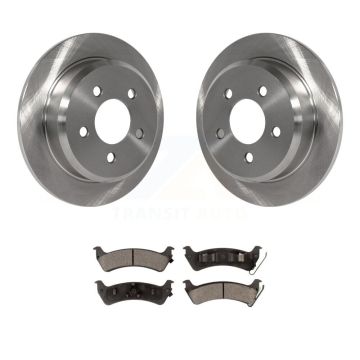 Rear Disc Brake Rotors And Ceramic Pads Kit For Jeep Grand Cherokee K8T-101760