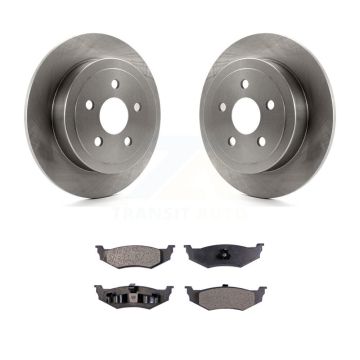 Rear Brake Rotor And Ceramic Pad Kit For Chrysler Sebring PT Cruiser Cirrus Dodge Stratus K8T-101761